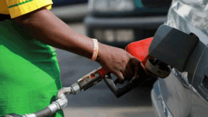 Attendant selling fuel