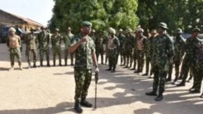 general officer commanding 1 Division of the Nigerian Army, Abubakar Wase