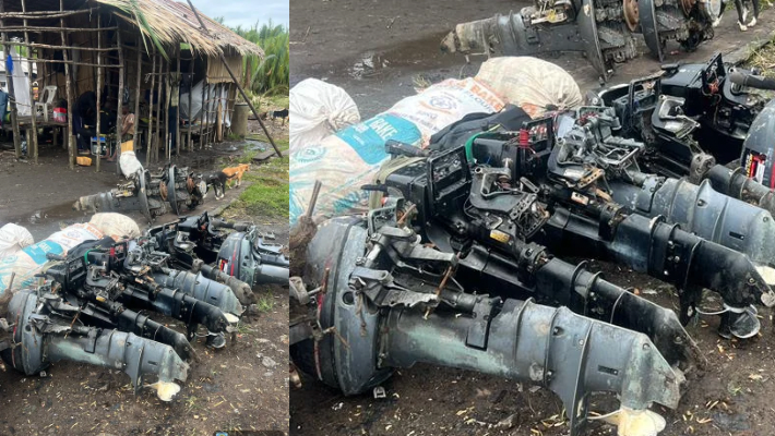 Seized boat engines on calabar waterways