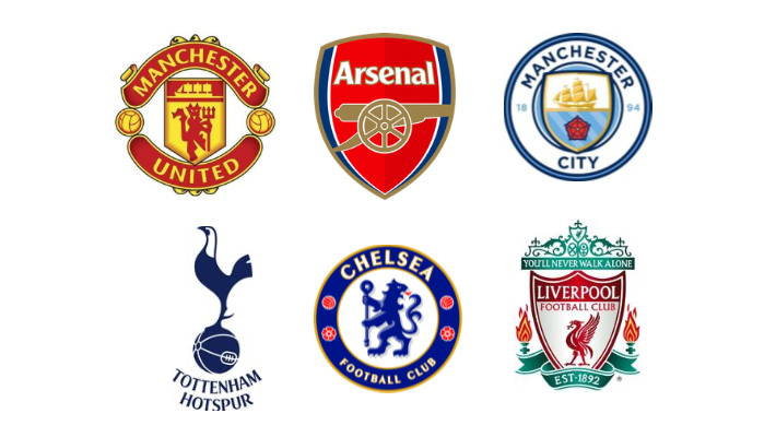 EPL Big 6 clubs