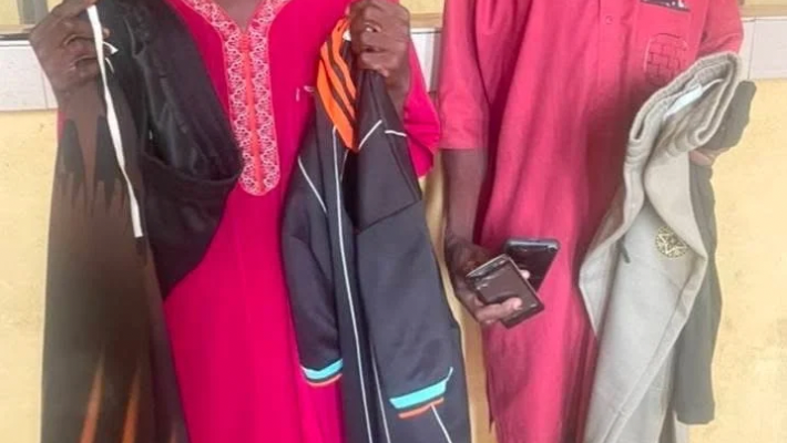 Two suspected criminals