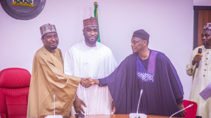 Senator Barau Jibrin and Abba Abubakar
