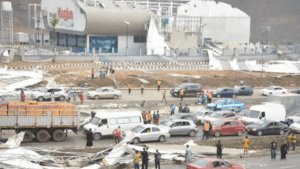 Damaged Kugbo Bus Terminal