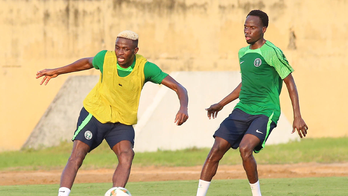 Victor Osimhen (Left) and Alhassan Yusuf (Right)