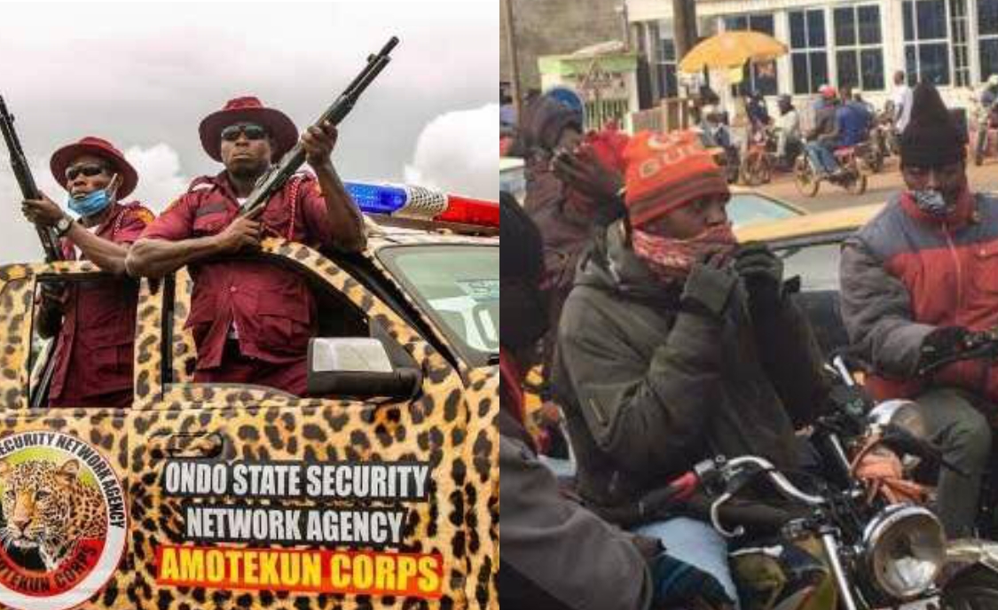 Ondo Amotekun, Hooded Okada riders