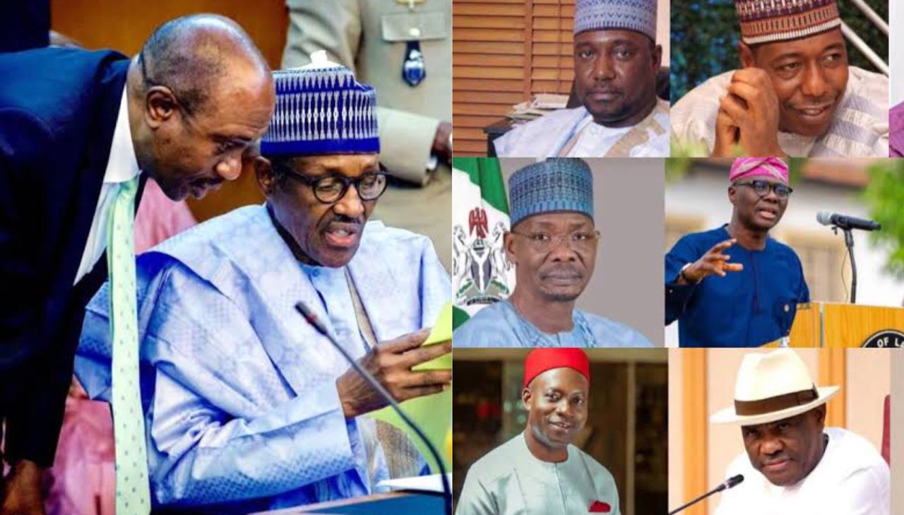 Buhari, Emefiele and some governors