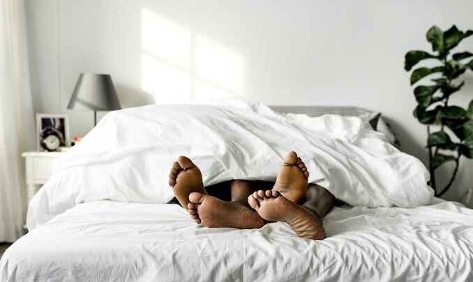 Lovers in Bed