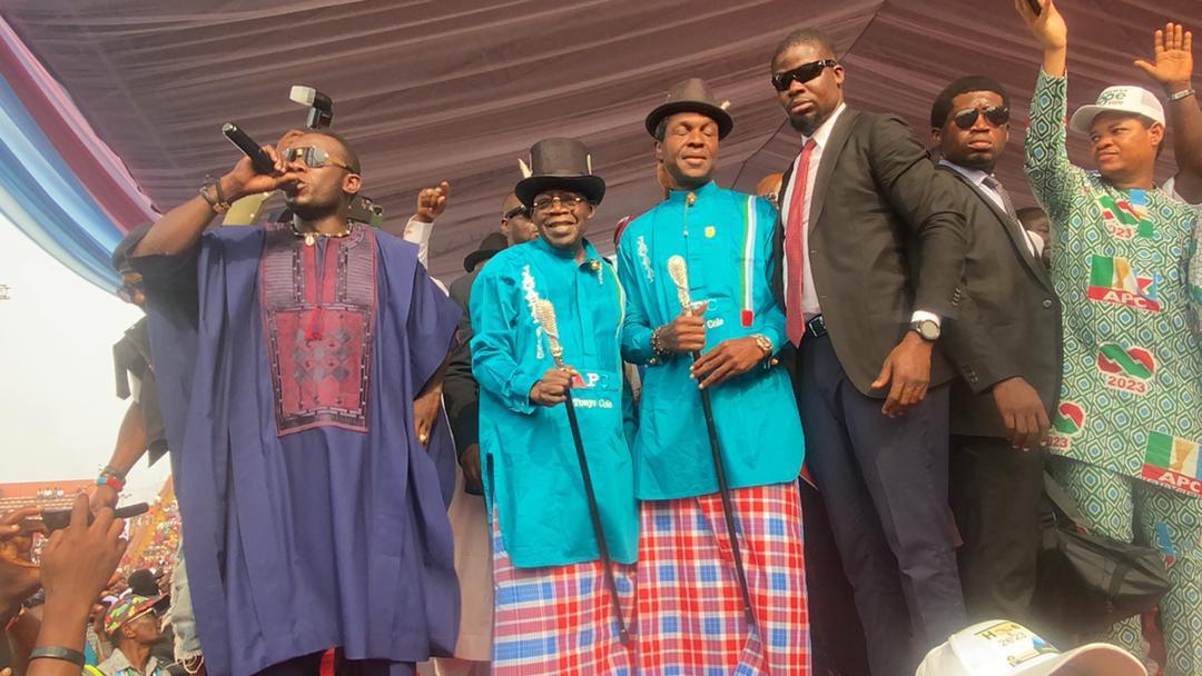 Bola Tinubu at rally