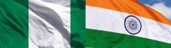 Nigeria, India flags