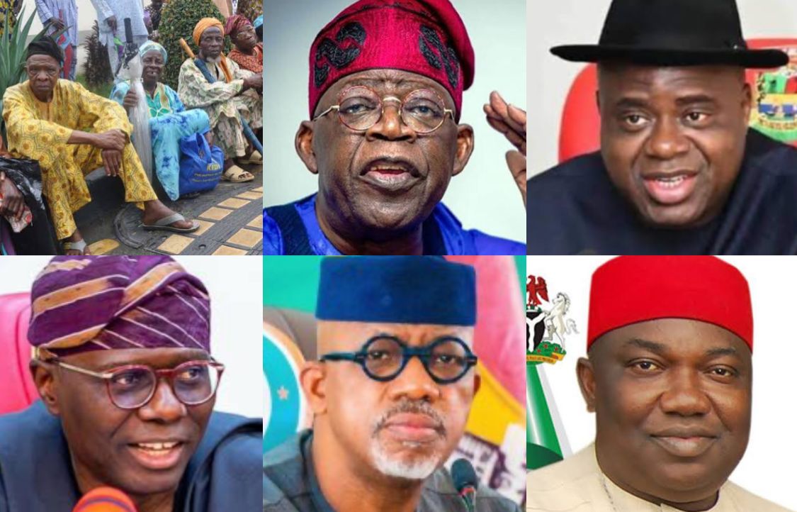 OLD PENSIONERS, PRESIDENT BOLA TINUBU & SOME GOVERNORS