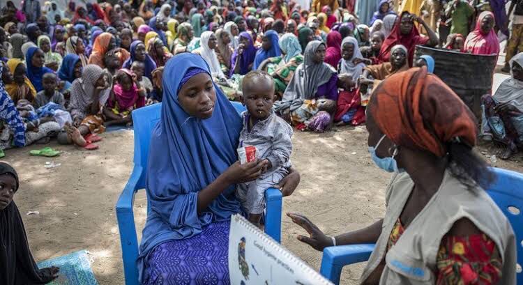 PEOPLE IN NORTH-EAST IDP CAMP