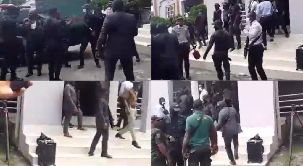 SSS and prison officials clash in court premises