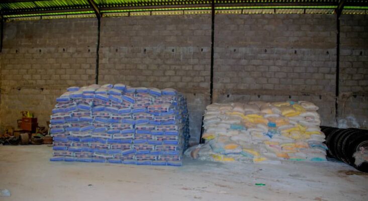 Items recovered from secret warehouse