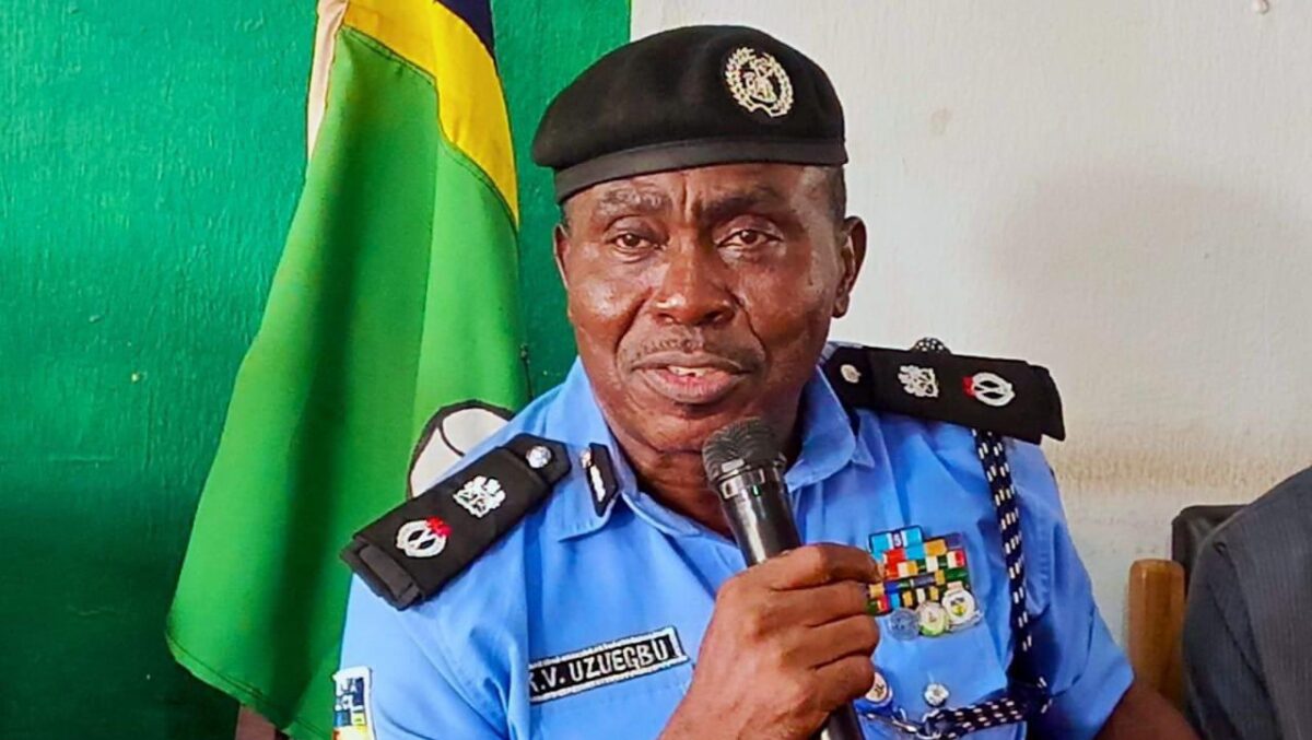 Police commissioner Kanayo Uzuegbu [ Credit: Standard Observers]