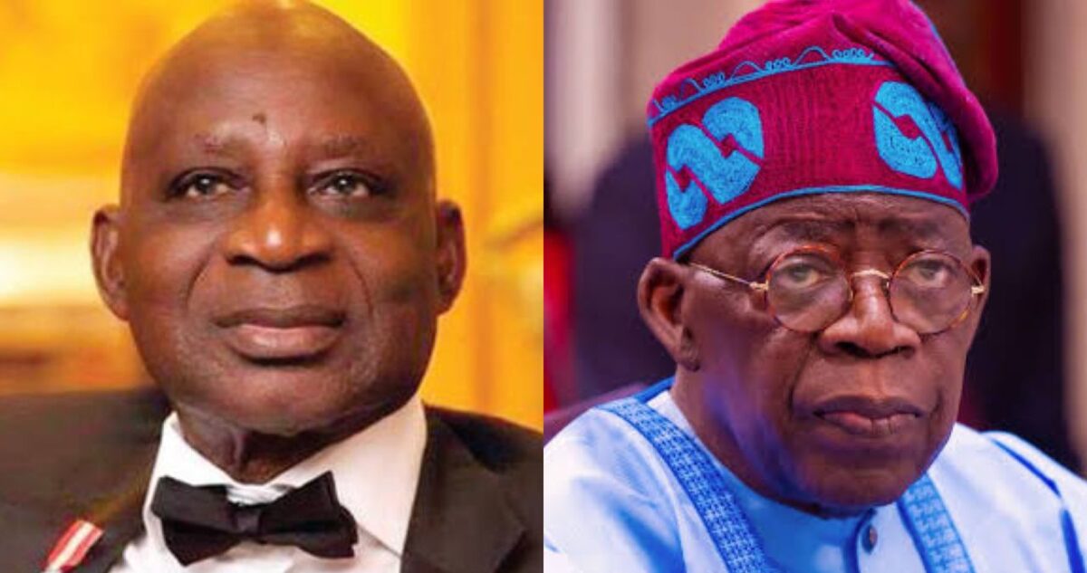 Titus Okunrounmu and President Bola Tinubu