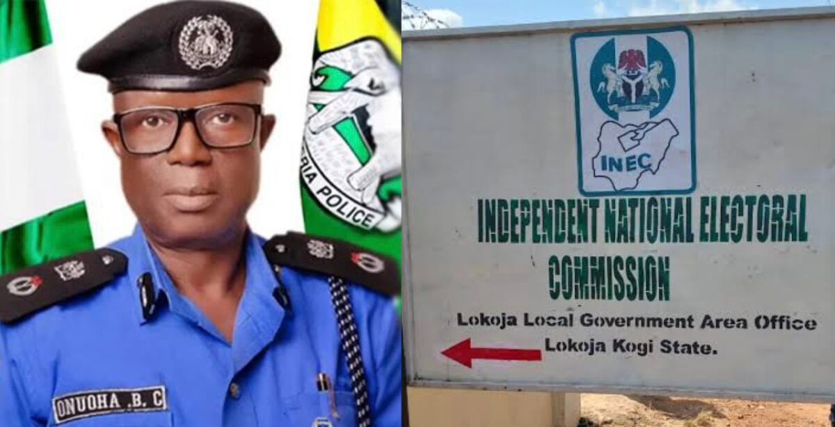 Police commissioner Bethrand Onuoha and Independent National Electoral Commission (INEC)