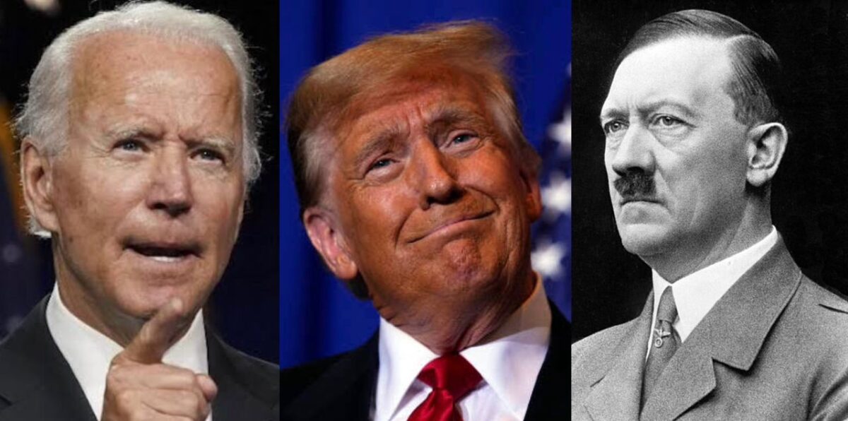 Biden, Trump and Hitler