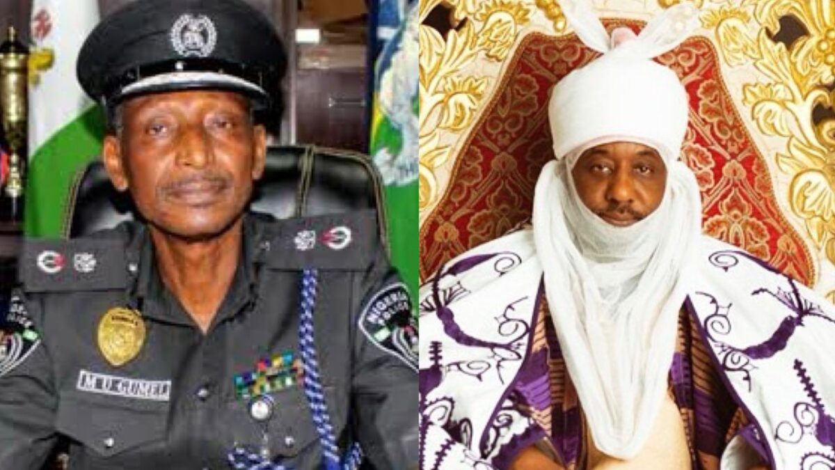 Police commissioner in Kano and Emir Muhammadu Sanusi II