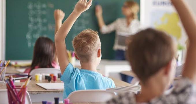 Kids in class (credit: NPR)