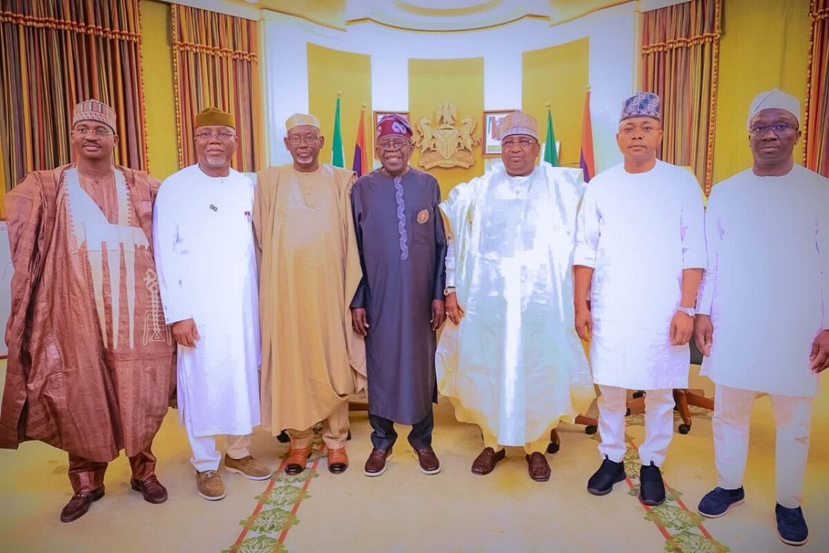 Tinubu with governors