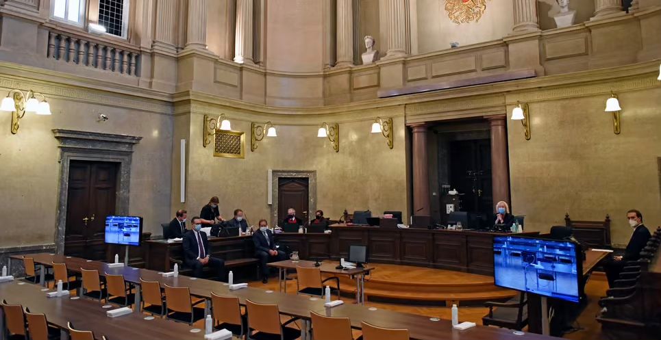 Austrian courtroom