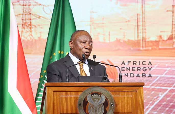 Ramaphosa at energy conference