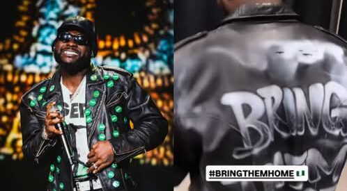 David dons jacket with Oyo hostages' names, takes rescue campaign to FIFA countdown concert