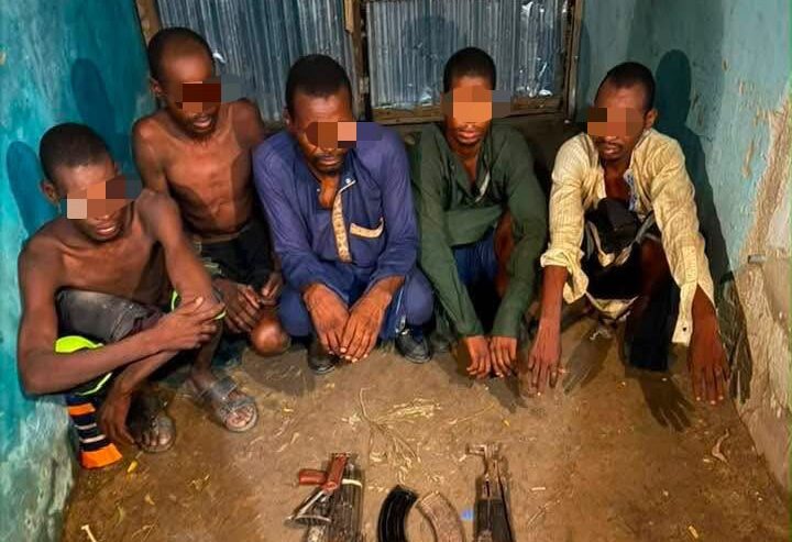 five suspected kidnappers