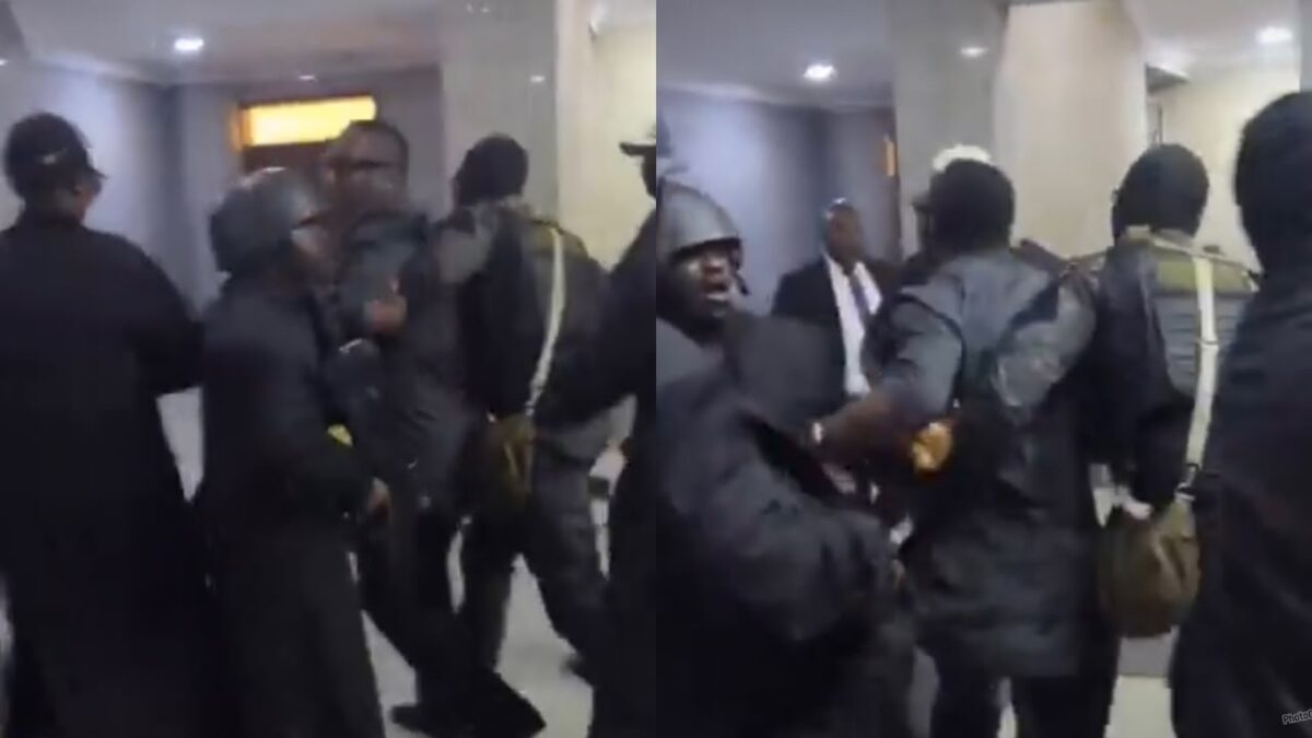 Sowore seized by SSS officials.