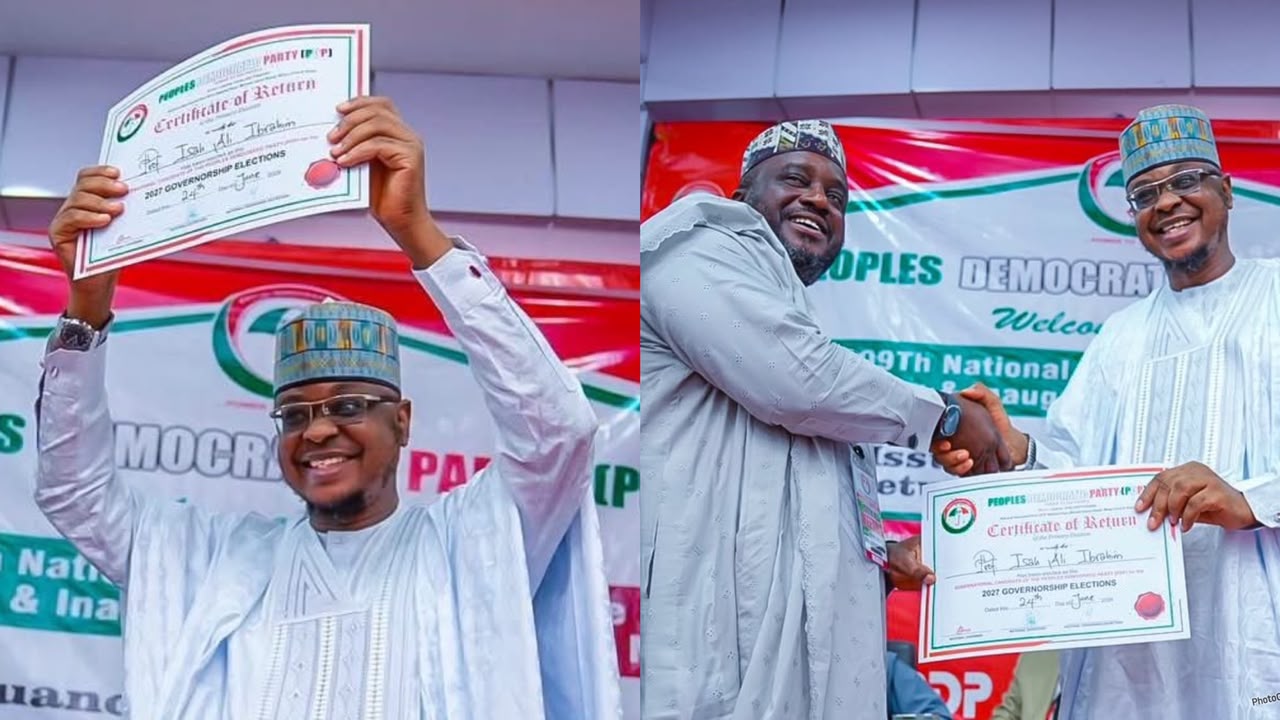 Ex-communications minister Pantami receives PDP Gombe governorship certificate of return