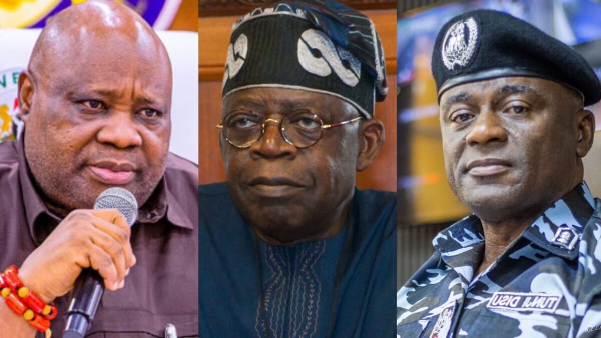 Adeleke, Tinubu with IG