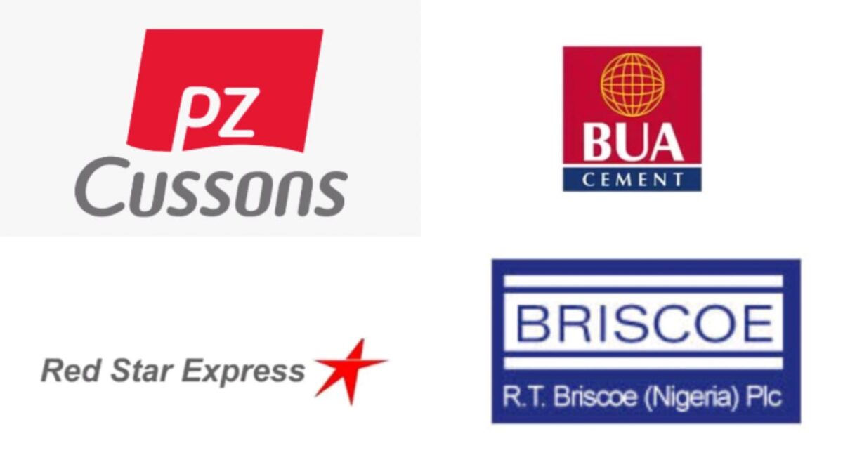 PZ Cussons, BUA Cement, Red Star Express, RT Briscoe