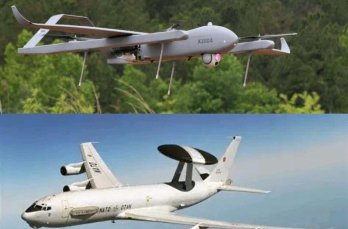 Drones, surveillance aircraft.