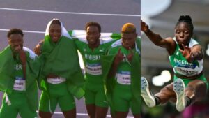 Nigeria’s men 4x100m team, Ruth Usoro