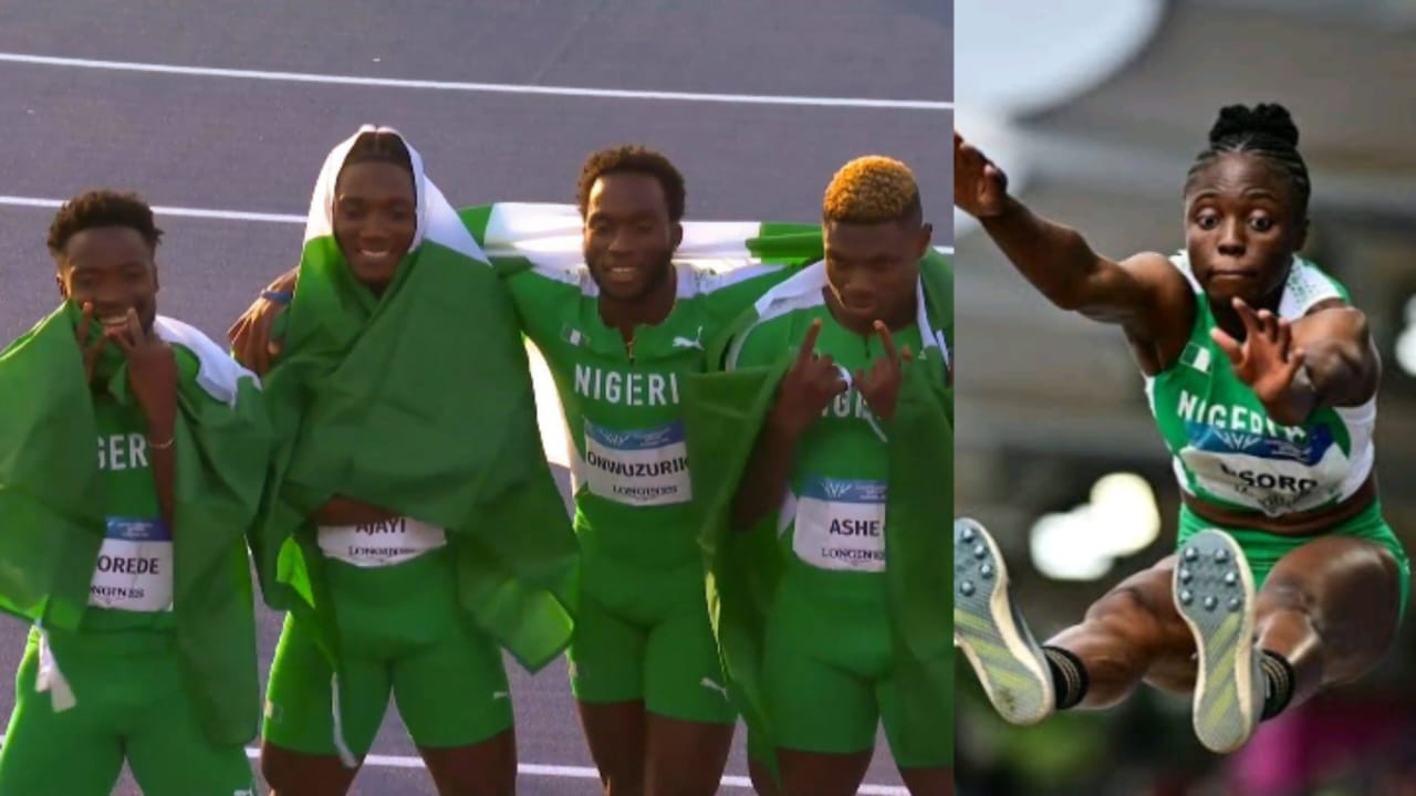 Nigeria’s men 4x100m team, Ruth Usoro