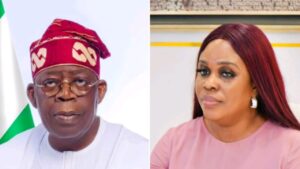 Chioma Nweze and Bola Tinubu.