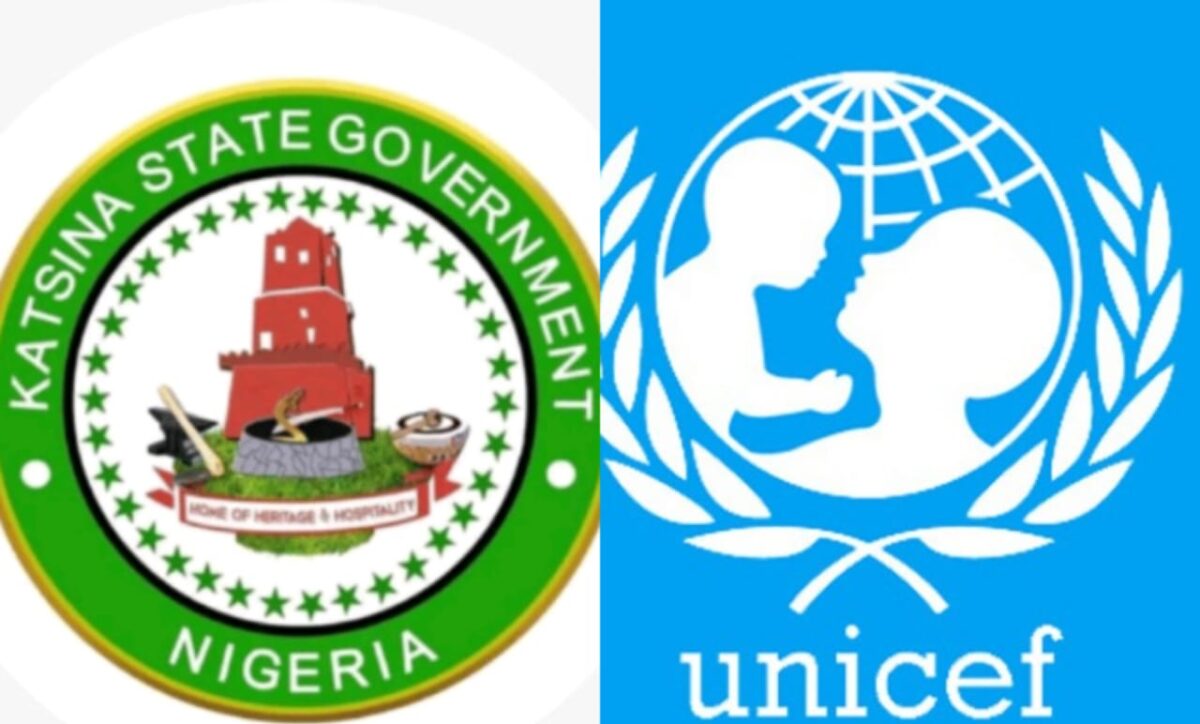 UNICEF and Katsina State govt logos