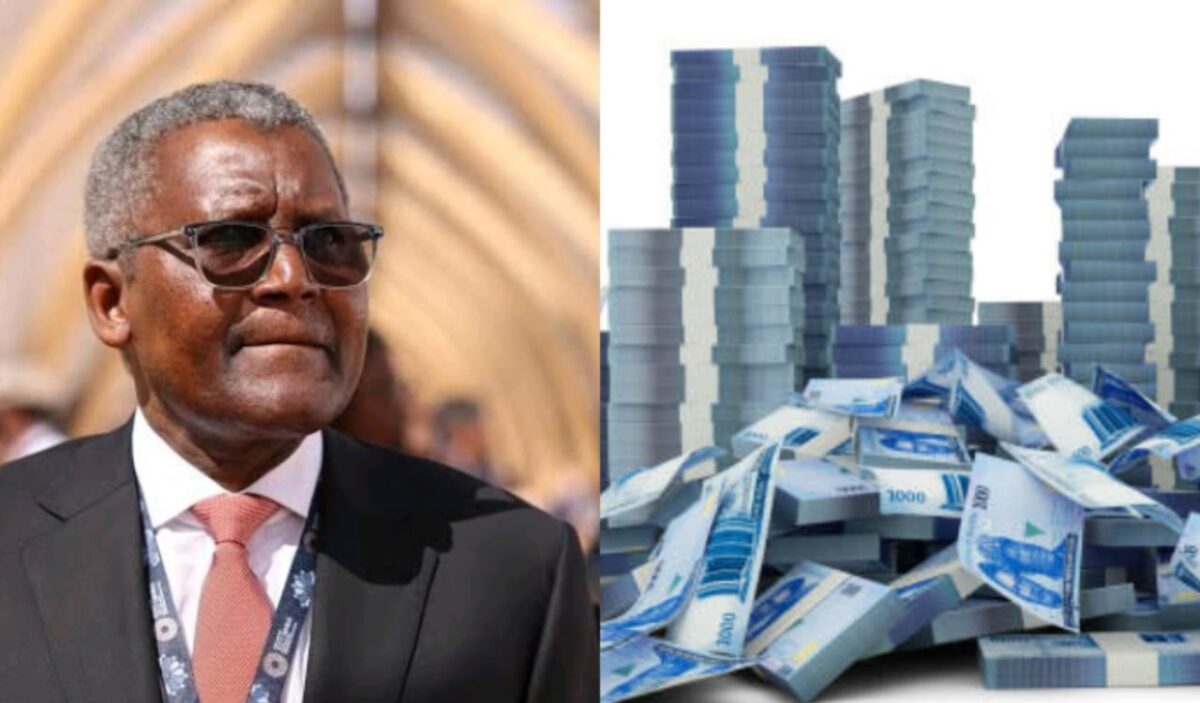 Heap of naira cash
