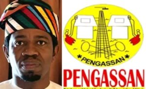PENGASSAN logo and Bosun Olabiyi-Agoro.