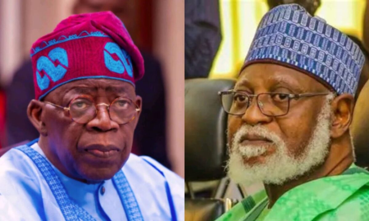 Bola Tinubu and Abdulsalami Abubakar