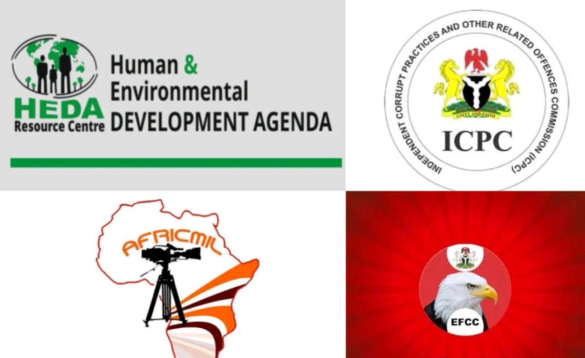 HEDA, AFRICMIL, EFCC, ICPC