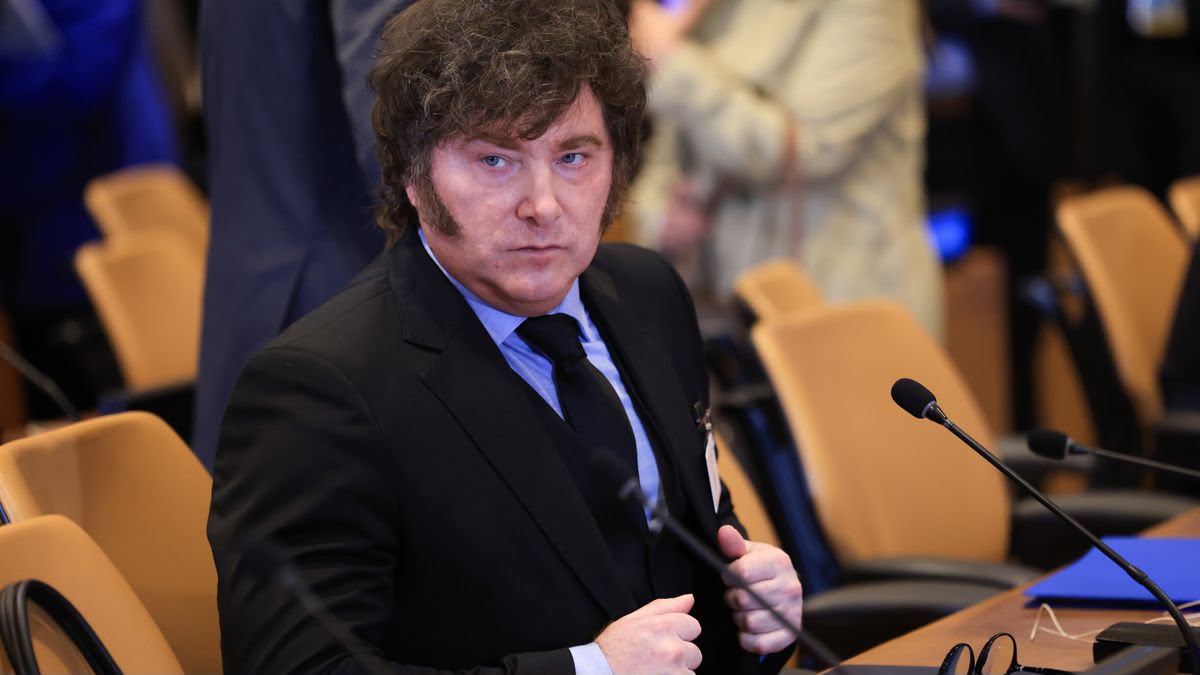 Argentine President Javier Milei