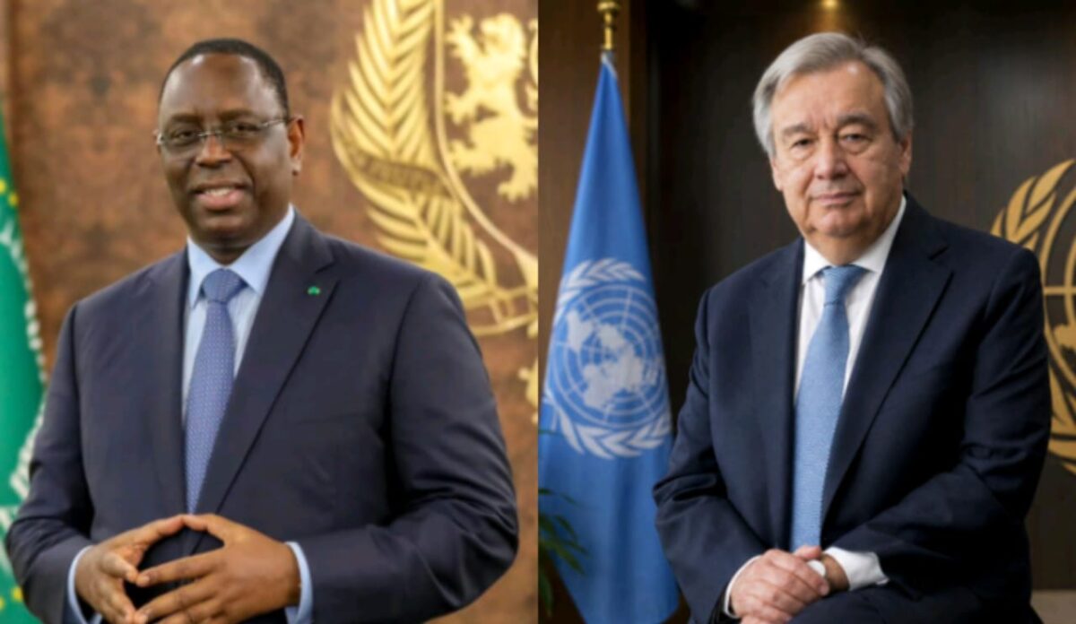 Sall, Guterres