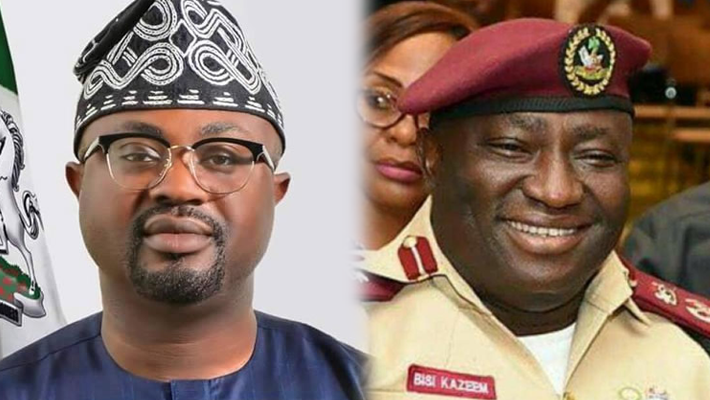 Olubunmi Tunji-Ojo and retired DCM Bisi Kazeem