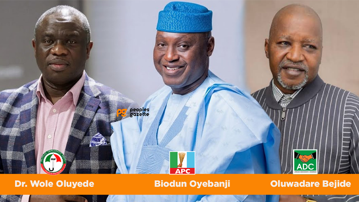 Dr. Wole Oluyede, Biodun Oyebanji and Oluwadare Bejide