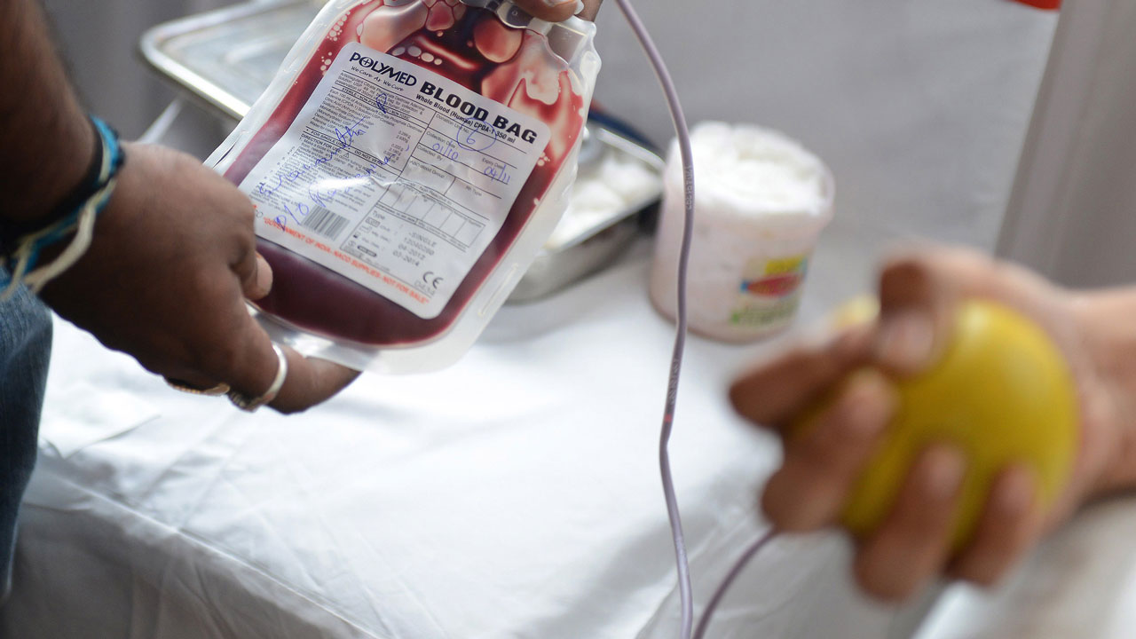 Blood donation (Credit: Nigerian Guardian)