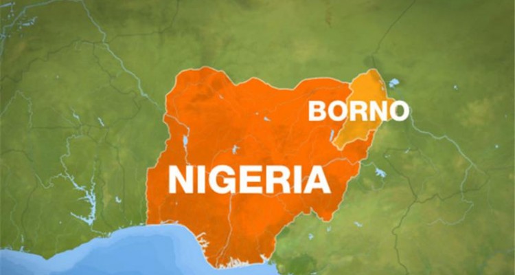 Borno on map used to illustrate the story