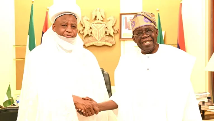 President Bola Tinubu and Sa’ad Abubakar III