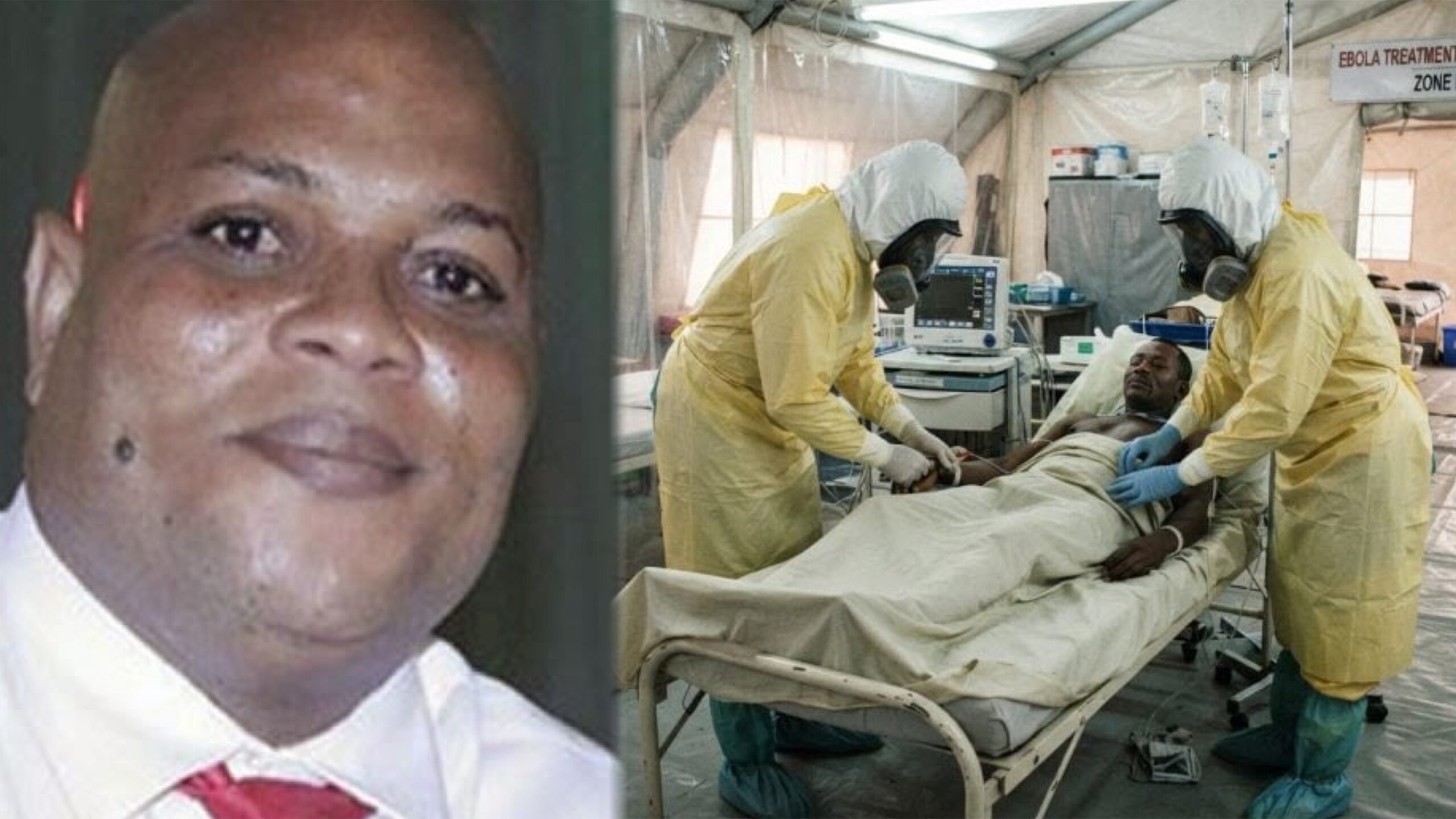 Patrick Sawyer and doctors attempting to Ebola patients