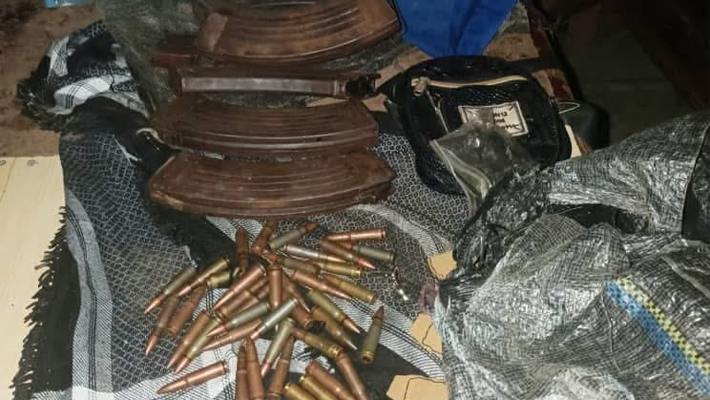 recovered magazines and ammunition